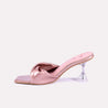 rosa pink heel slippers for women