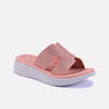 rosalie pink casual slippers