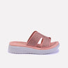 rosalie women pink casual slippers