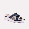 rosalind blue casual slippers