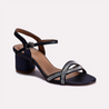 rosina black block heel sandals