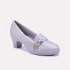 sabine silver casual court shoes