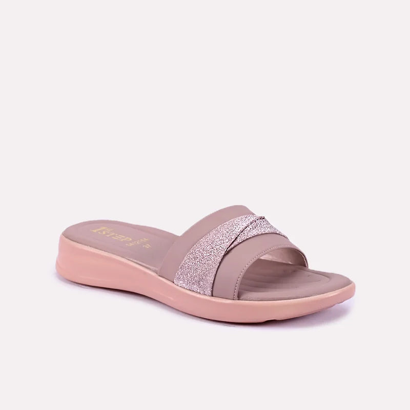 saffron peach comfy flip flops