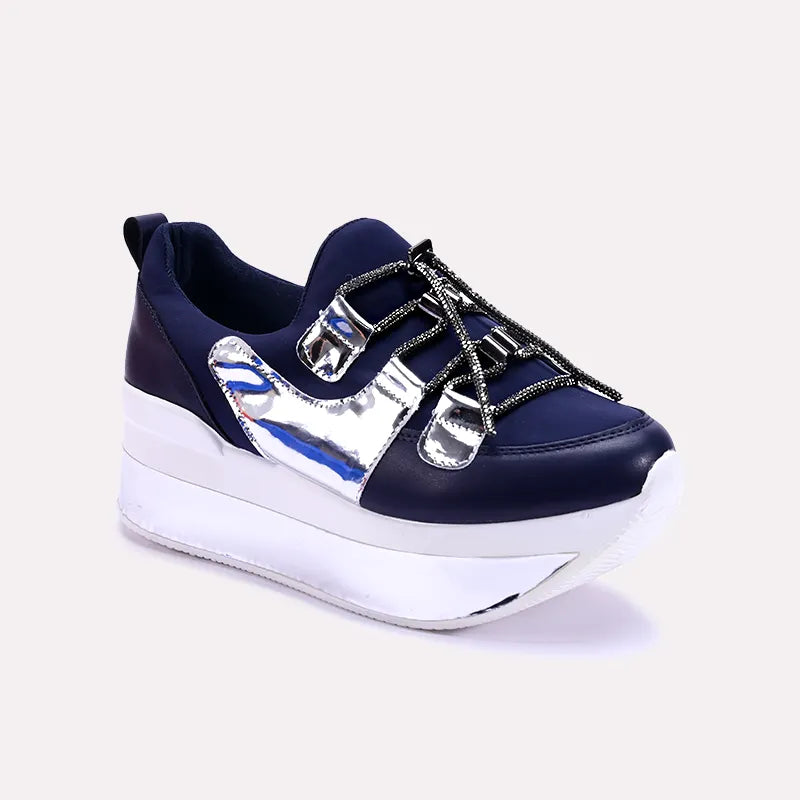 sara blue fancy sneakers