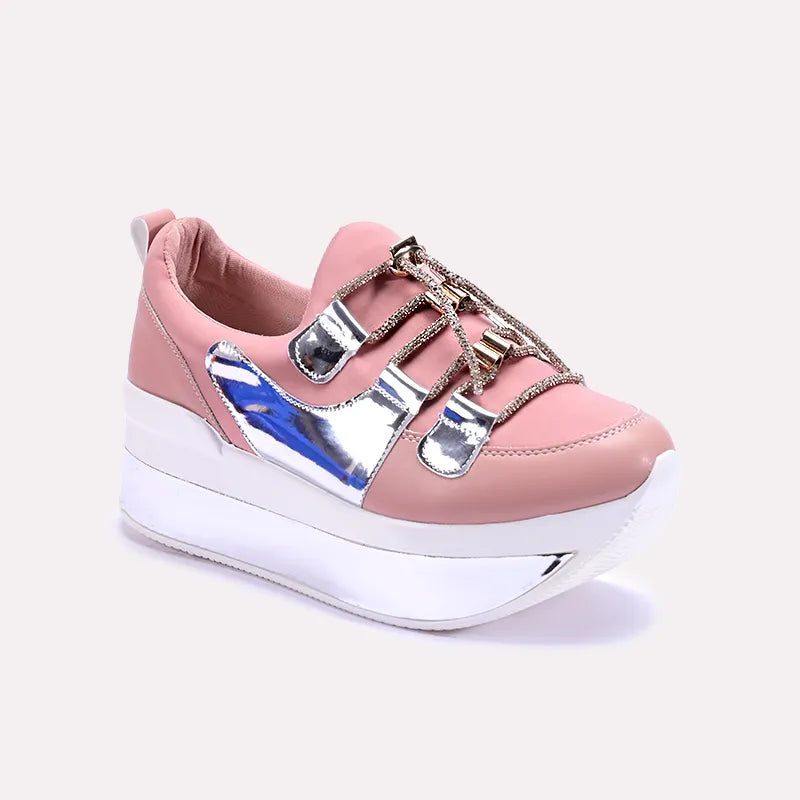 sara pink fancy sneakers