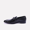 savoy black crocodile loafers shoes for men