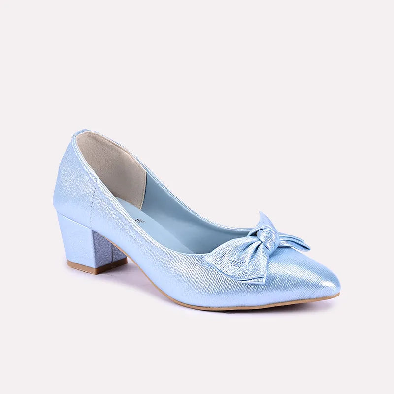 selena blue casual pumps