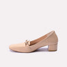 serafina fawn casual heel pumps for women