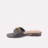 Serenity Gray Fancy Slides for women