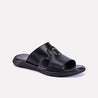 silas black classic flip flops