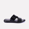 silas men black classic flip flops