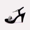 skyline black high heel sandals for women