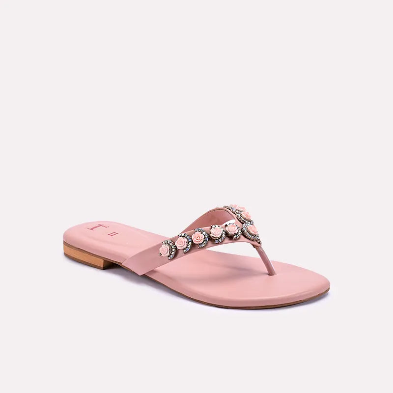 solace pink fancy flip flops