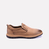 somerset mens brown slip on casual shoes