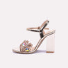 spark gold bridal sandals  for womens