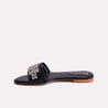 stella black fancy slippers for women