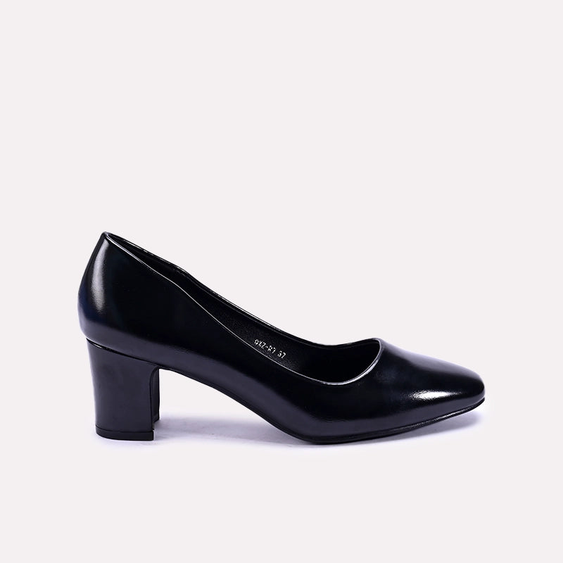 suffolk womens black casual court shoes