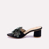 svella black fancy slippers  for womens