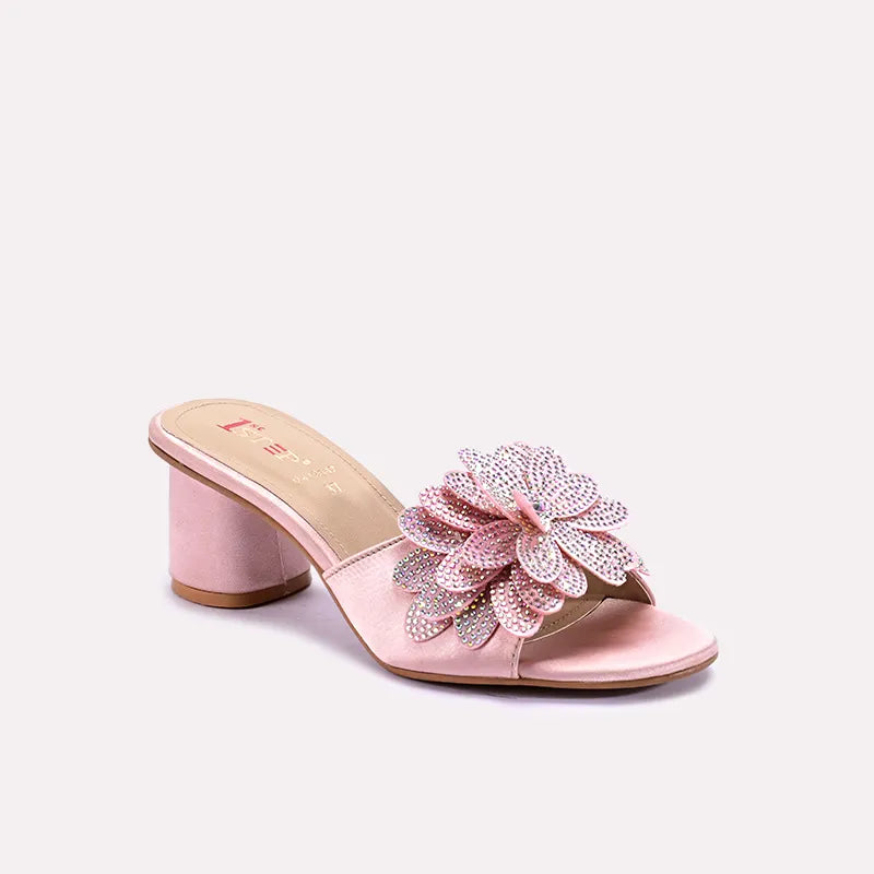 svella peach fancy slippers