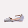 sylvie silver fancy pumps for women