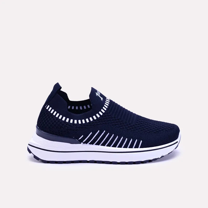 tabitha womens blue slip on sneakers