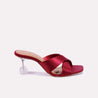 Tamsin Women Maroon Heel Slippers