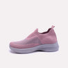 Tamsina Pink Slip On Sneakers for women