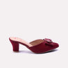 tatiana womens maroon fancy heel pumps