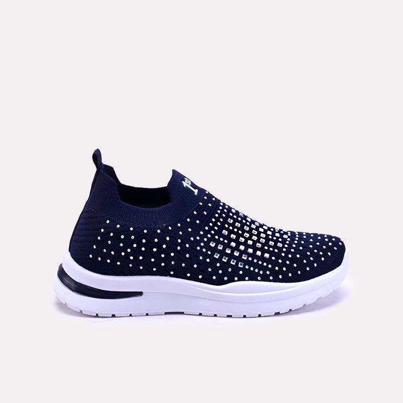 Tauria women Blue Slip On Sneakers