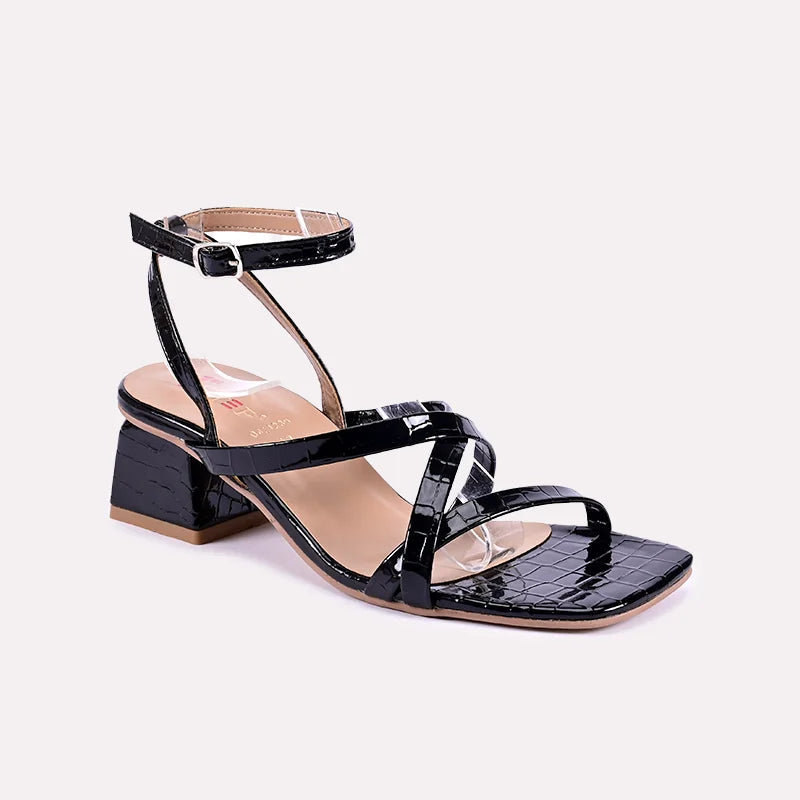 tia black casual sandals