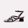 tia black casual sandals for women