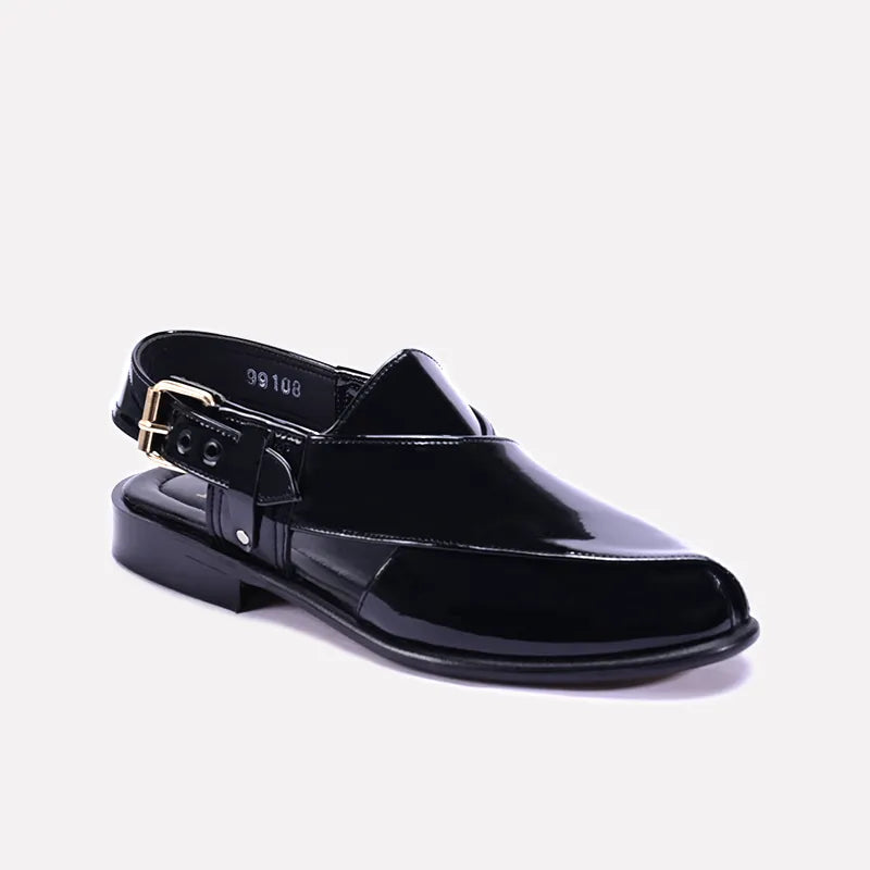 timothy black peshawari sandals