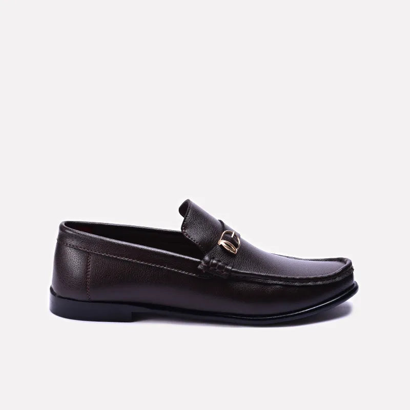 titan mens brown loafers