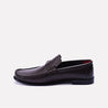 titan brown loafers for men