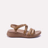 trista women brown comfy sandals