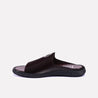 tristan brown fancy velvet slides for men