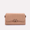 velour light brown luxury purse