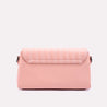 velour pink luxury purse for women