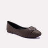 veronica dark gray casual pumps