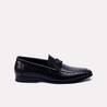 victor mens black formal loafers