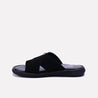 vince black casual slippers for men