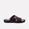 vince men brown casual slippers