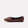 vogue brown fancy pumps for womens