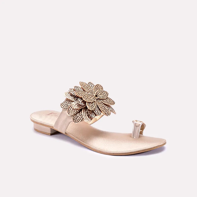 whimsy gold fancy slippers