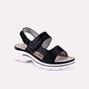 willa black casual sandals