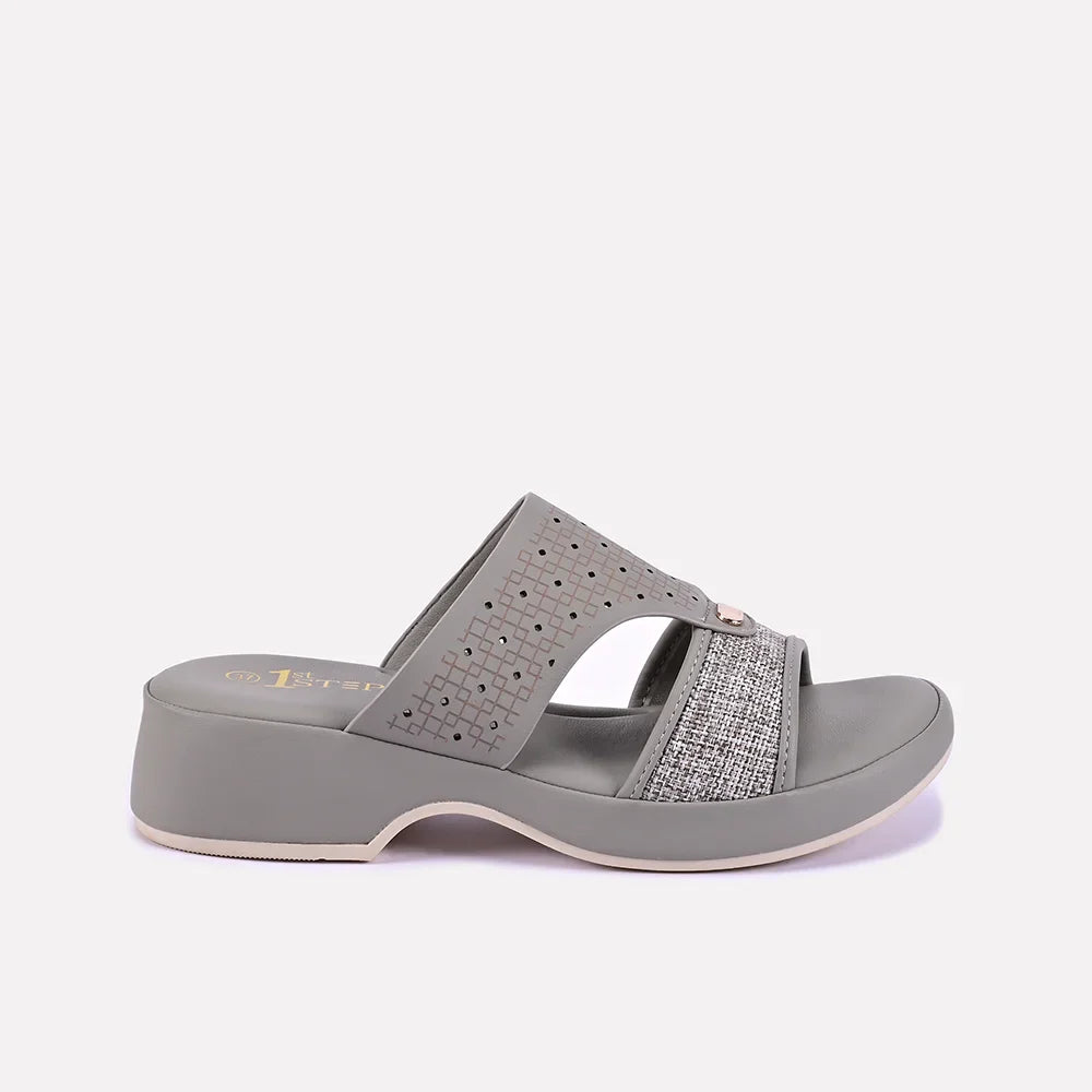 wini women gray casual slippers