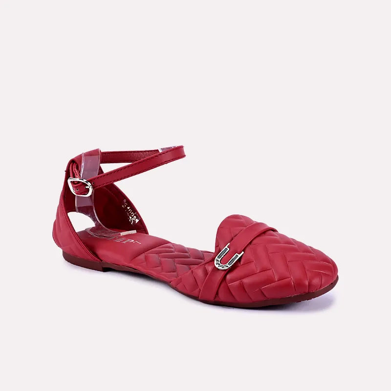 wisteria maroon casual pumps