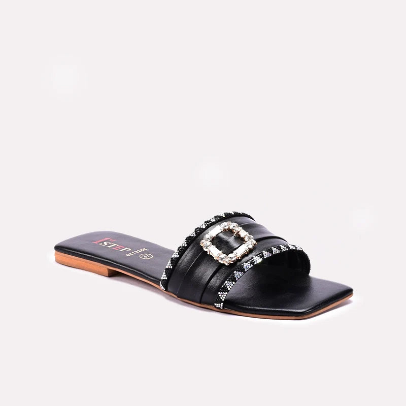 Black Casual Flats