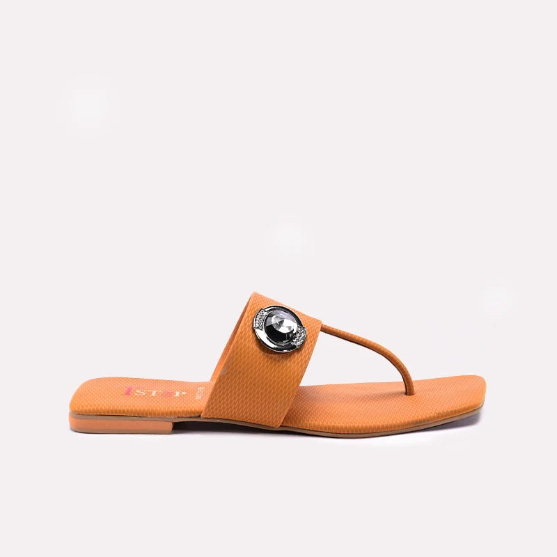 Womens Mustard Casual Slippers