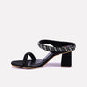 wynne black fancy slippers for women